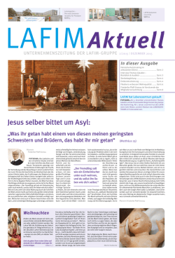 Jesus selber bittet um Asyl: