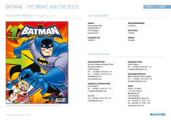 BATMAN - THE BRAVE AND THE BOLD