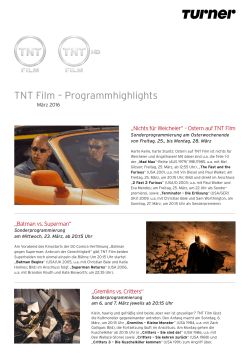 TNT Film – Programmhighlights