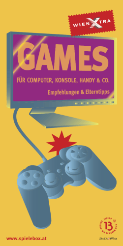 Games-Broschüre