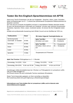 British Council APTIS-Test (PDF, 0,3 MB ) - Volkshochschule