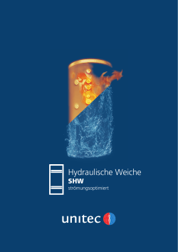 Hydraulische Weiche - Unitec Energietechnik GmbH