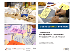 Dokumentation Planungswerkstatt &bdquo;Weiche Kante&ldquo; Wendebecken