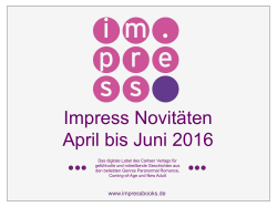 Impress April-Juni 2016