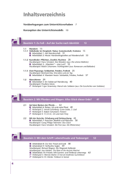 Inhaltsverzeichnis - Schulbuchzentrum Online