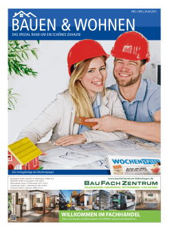 2015 KW39 Sonderveröffentlichung "Bauen & Wohnen"