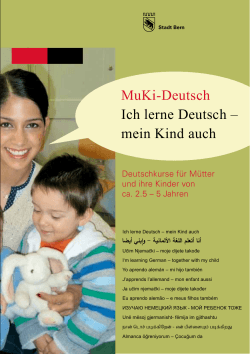 MuKi-Deutsch Ich lerne Deutsch – mein Kind auch