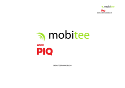 PIQ Deutsche Bedienungsanleitung