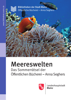 Sommerrätsel Meereswelten PDF-Datei, 1,53 MB