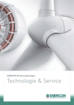 Broschüre Technologie & Service Broschüre über die