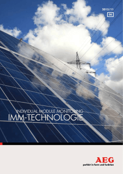 imm-technologie - AEG Industrial Solar