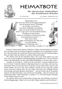 heimatbote - Katholische Seelsorge in Niederschlesien
