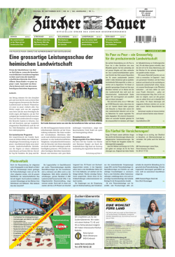 Eine grossartige Leistungsschau der heimischen