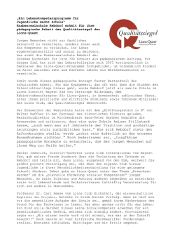 kenne, „auch wenn man auf Jahrzehnte der Tradition und großartige