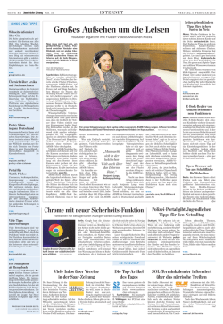Großes Aufsehen um die Leisen