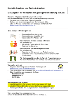 Info Anzeige im extraGiK