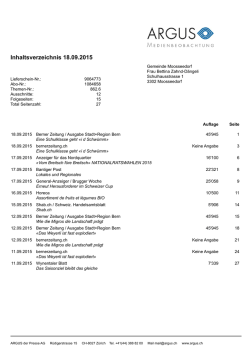 Inhaltsverzeichnis 18.09.2015