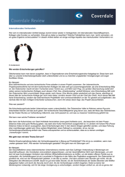 Internationales Verhandeln