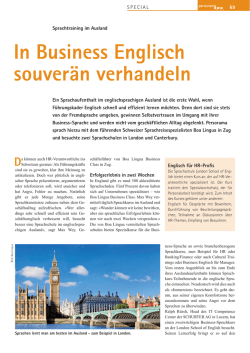 In Business Englisch souver&auml;n verhandeln