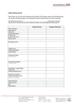 DIE HAUSVERWALTUNG Gl - Die Hausverwaltung GHV