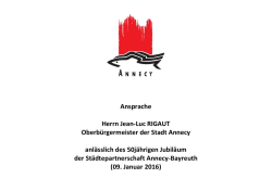 Gru&szlig;wort-OB-Rigaut-Festakt-50 Jahre-Annecy