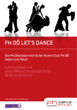 fh oö let`s dance - Alumni Club FH OÖ