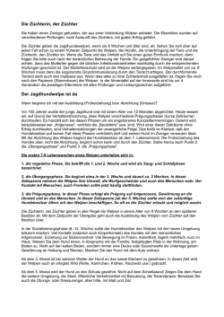 Die Z&uuml;chterin, der Z&uuml;chter Der Jagdhundwelpe ist da