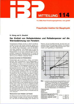 Der Einfluss von Rolladenkästen und rolladenpanzer auf die