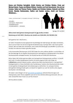 PDF Brief - Elternbeiträge für die Kinderbetreuung in der Stadt Springe