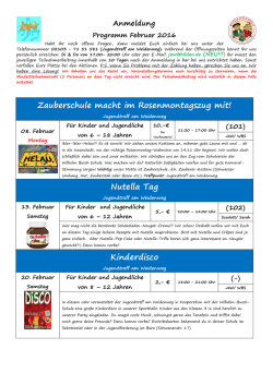 Februarprogramm