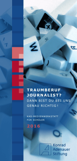 Jahresprogramm 2016 () - Konrad-Adenauer