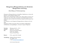 Fantasie- und Klangreisen mit tibetischen Klangschalen