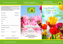 Fantasie - Förderverein Gartenschau Winsen
