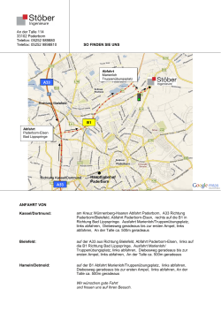 Anfahrtsbeschreibung als PDF