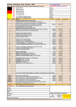 Auftrag - Bestellung - Sarg - Bausatz |S99| Liste