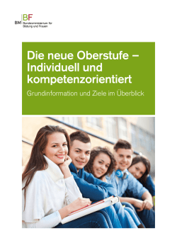 Grundinformation und Ziele im &Uuml;berblick