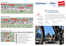 Gourmet Bike - Obergoms Tourismus