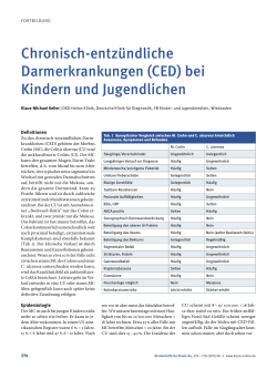 Chronisch-entzündliche Darm erkrankungen (CED)