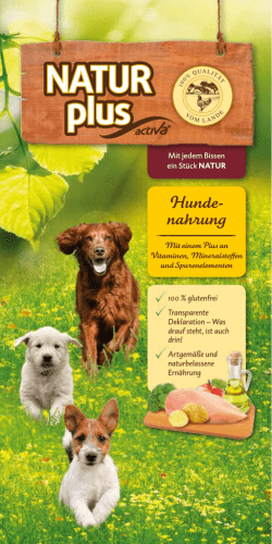 Hunde- nahrung