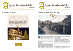 Hochzeitsfolder