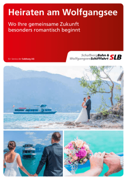 Heiraten am Wolfgangsee