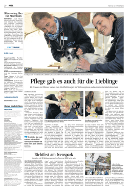 Gute Resonanz auf 1. Kieler Wohlf&uuml;hlmorgen