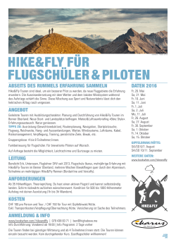 hike&fly für flugschüler & piloten