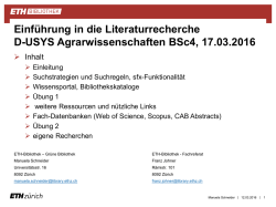 2016-03-17 | DS2 Grundlagen der Literaturrecherche I