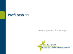 Profi cash 11 - KD-Bank