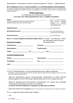 Erklärungsbogen