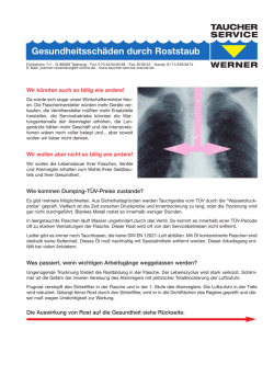 Infos als PDF zum - Taucher-Service