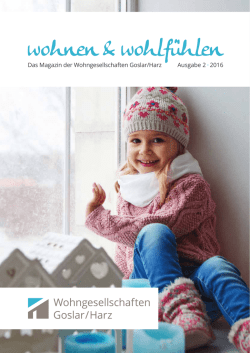 Ausgabe 2 - Wohngesellschaften Goslar/Harz