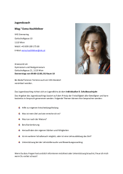 Jugendcoach Mag.a Esma Hochfellner
