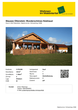 Stausee Ottenstein: Wunderschönes Holzhaus!